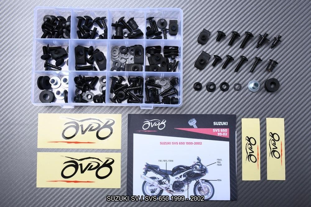 Kit visserie spécifique pour SUZUKI SV / SVS 650 1999 - 2002, Enlèvement ou Envoi, Neuf