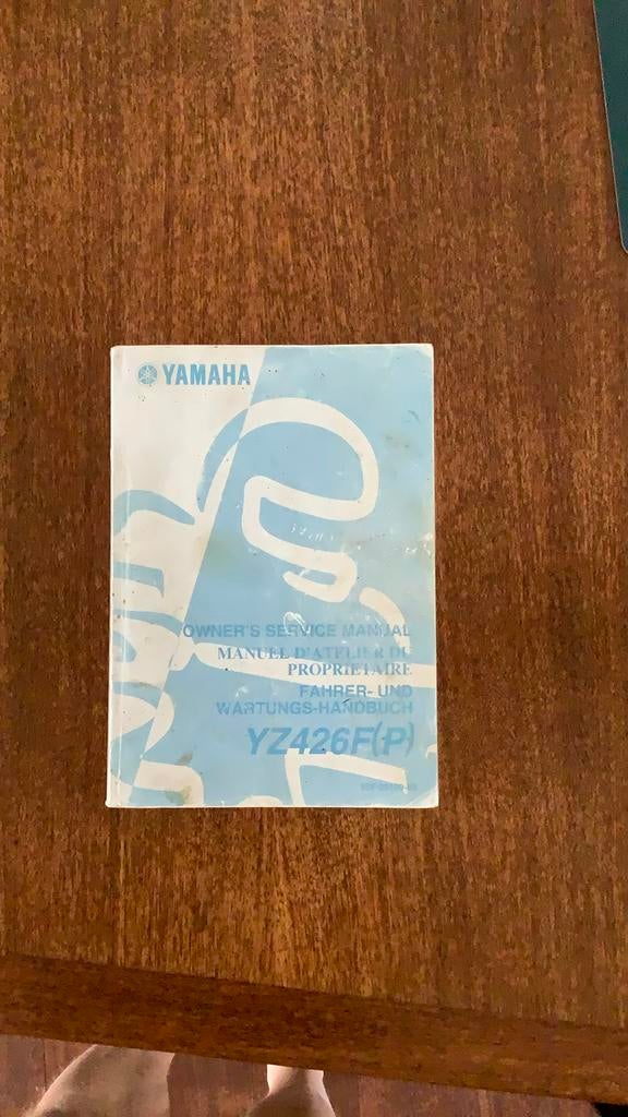 Werkplaatshandboek origineel yamaha yz426, drietalig, Motoren, Handleidingen en Instructieboekjes, Ophalen of Verzenden, Yamaha