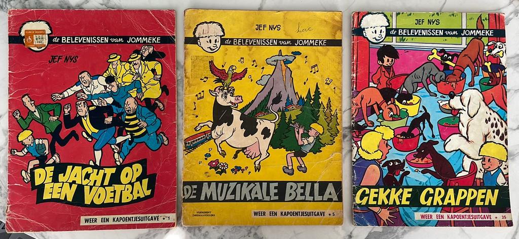 Jommeke, Boeken, Meerdere stripboeken, Ophalen, Gelezen