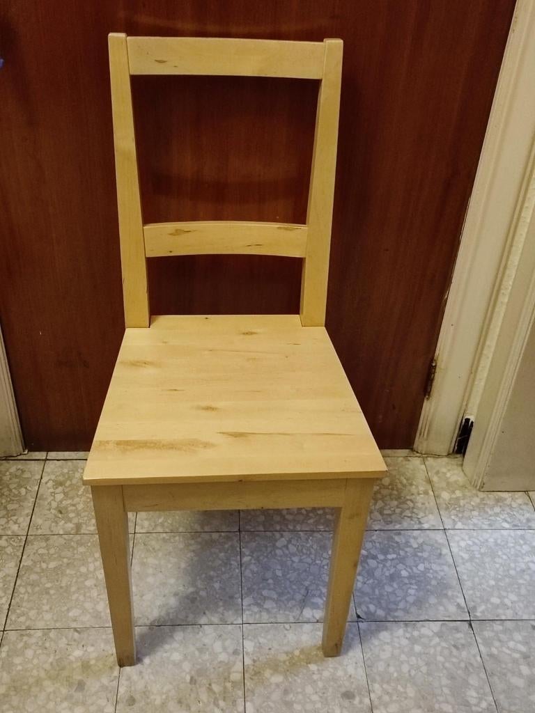 Chaise comme neuve, avec ou sans coussin, Maison & Meubles, Enlèvement ou Envoi, Comme neuf, Bois, Deux