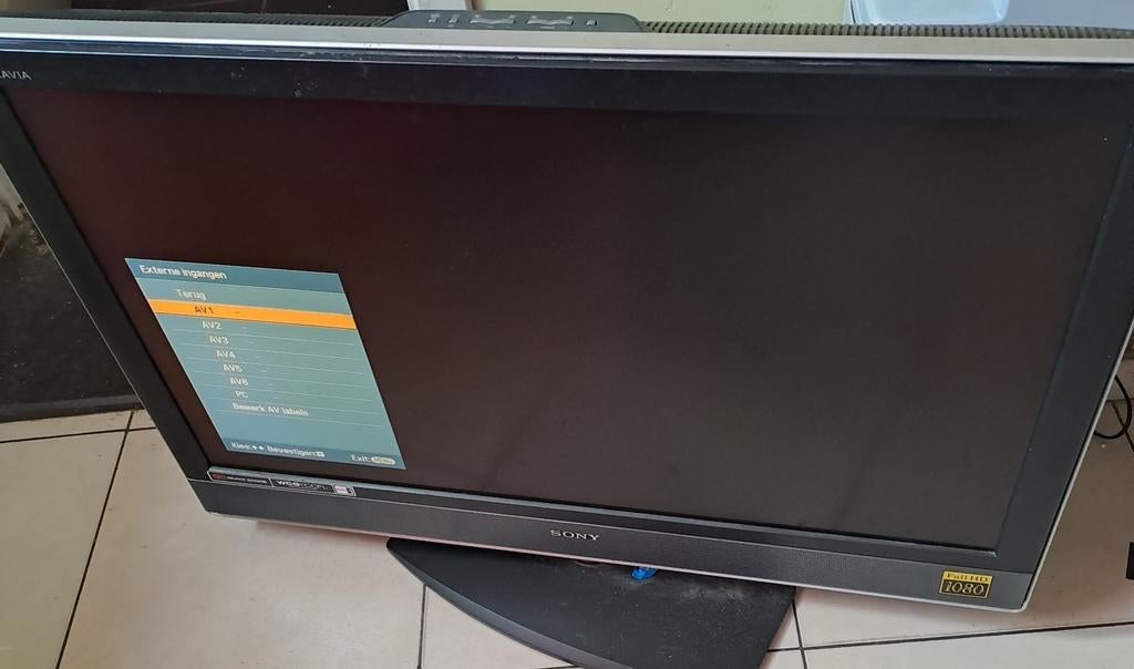 Sony tv groot scherm met afstandsbediening, Enlèvement, Utilisé, Sony