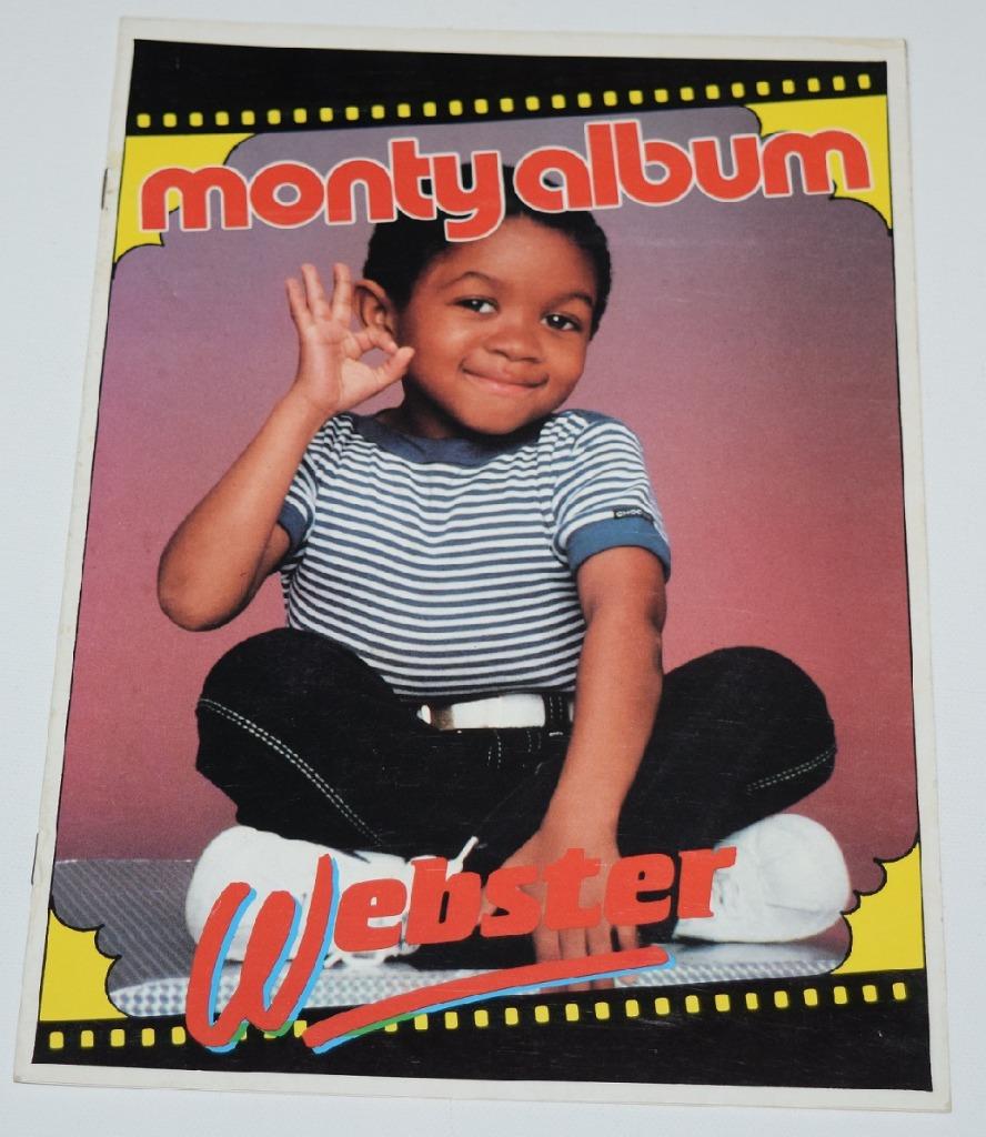Webster / Monty Album / Leeg album / 1985, Verzamelen, Verzenden, Zo goed als nieuw, Film, Tv of Omroep