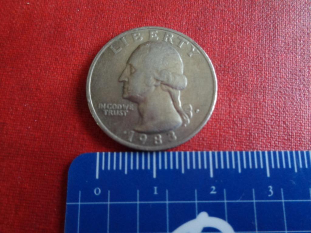Pièce de monnaie "U.S.A.". ¼ Dollar "Washington Quarter", Enlèvement ou Envoi, Monnaie en vrac