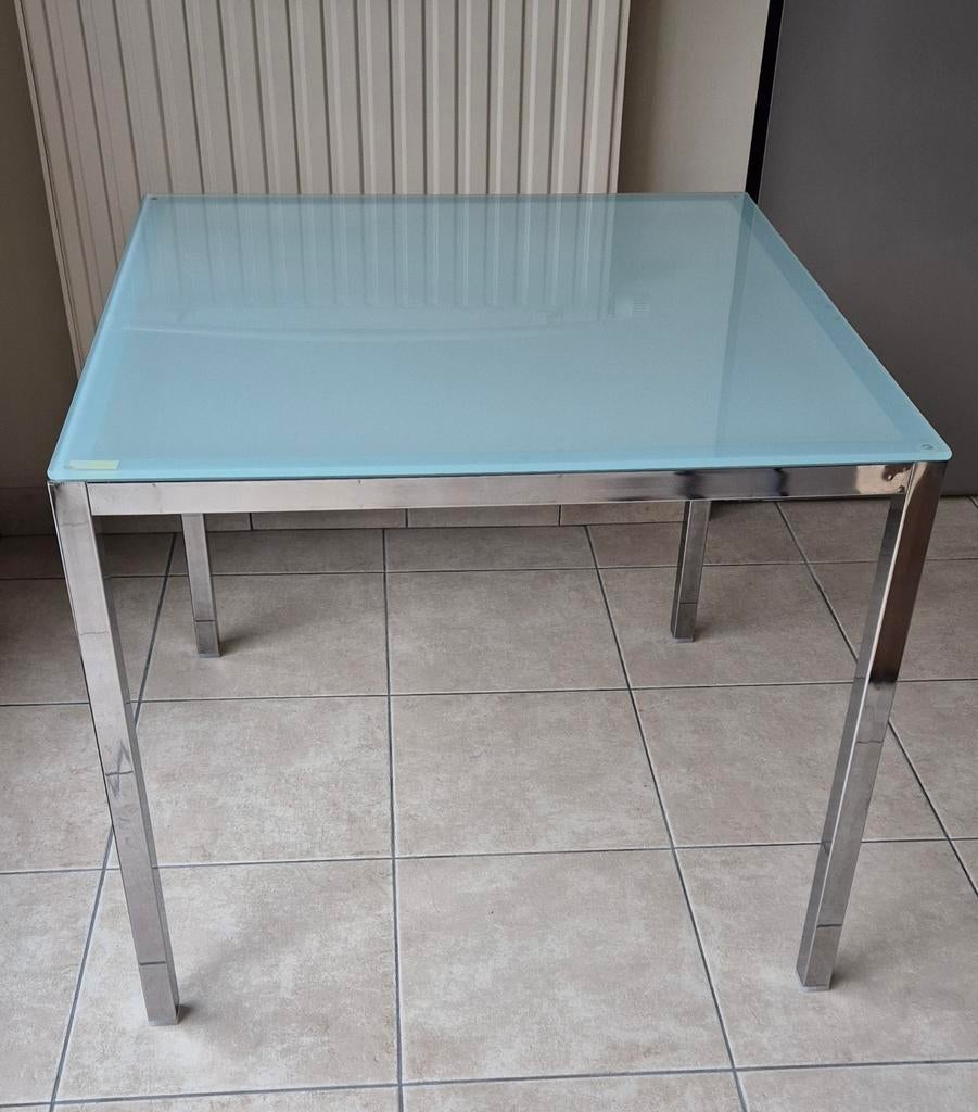 Tafel Ikea Torsby, Verre, Enlèvement, 75 cm ou plus, 60 cm ou plus
