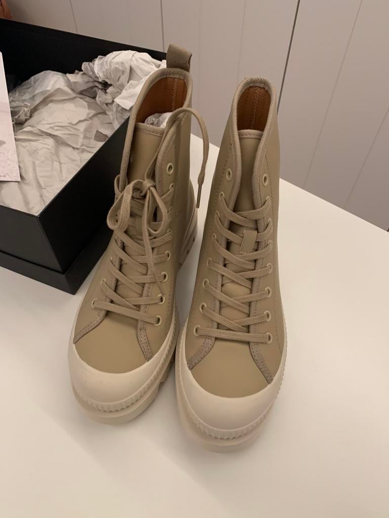 Beige bottines Billi bi maat 38, Kleding | Dames, Schoenen, Ophalen of Verzenden, Nieuw, Beige