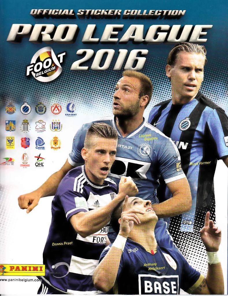 Panini voetbal pro league 2016,17,18 lege albums + foot 76, Verzenden