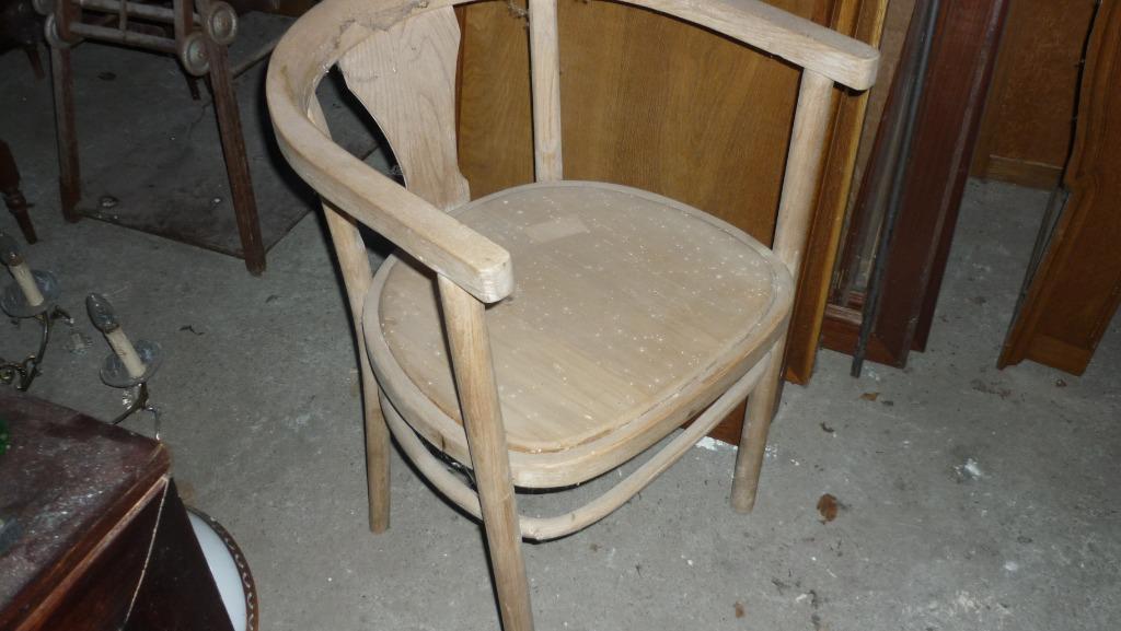 oude stoel, Ophalen