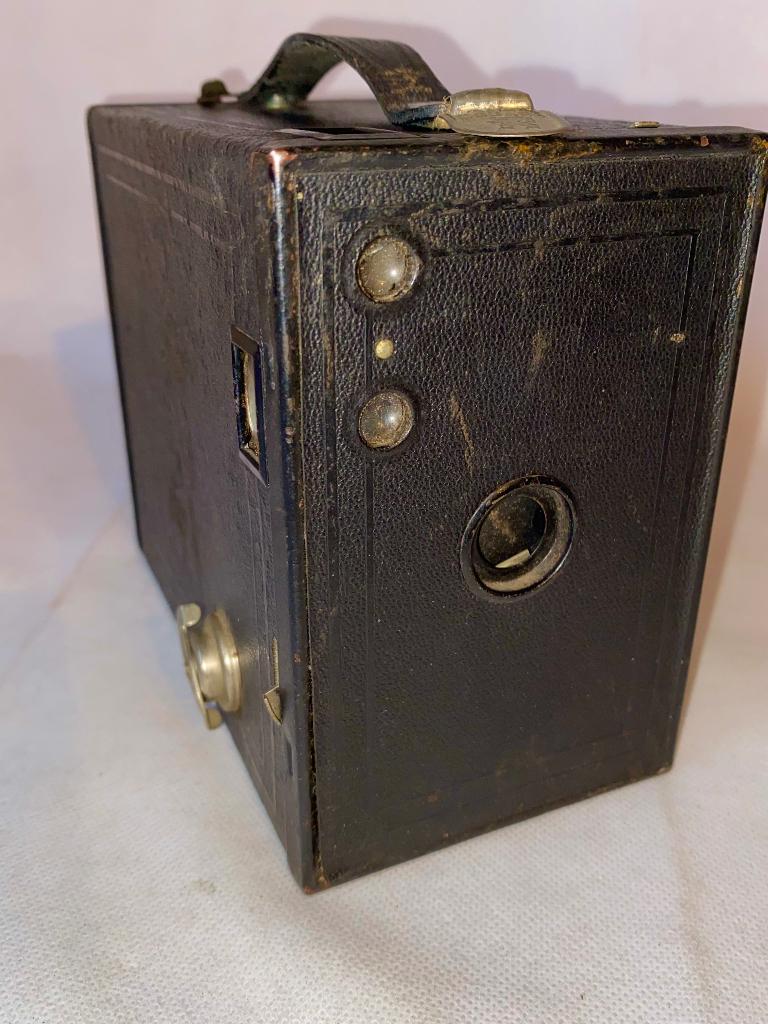 Kodak-collectie: Gebruikt: BRONIE nr. 2A Model C, Ophalen of Verzenden, Gebruikt, Compact, Kodak