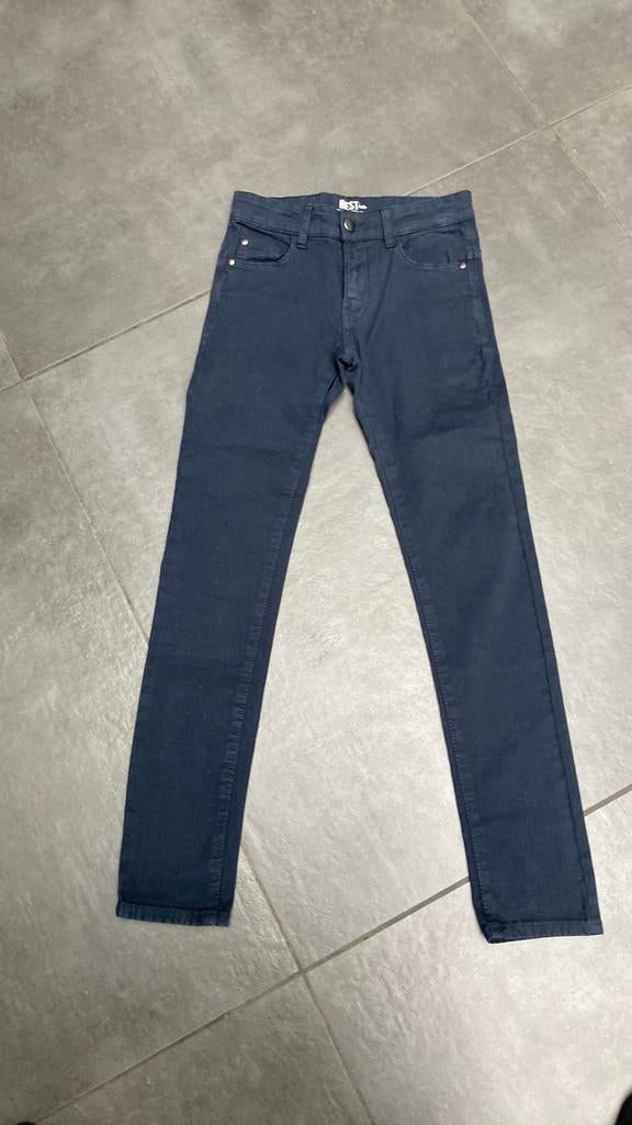 Nr 39: Donkerblauw jeans skinnyfit maat 146, Broek, Ophalen of Verzenden, Jongen, Nieuw