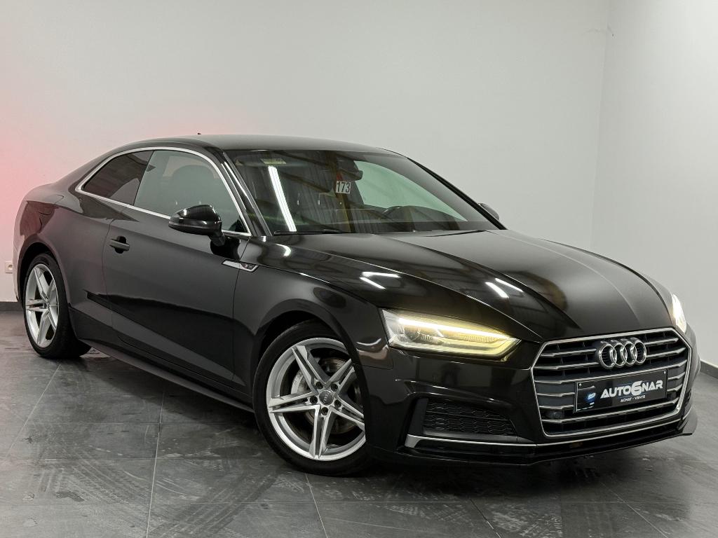 Audi A5 Coupé 2.0 TDi S line - 1erMain - CarPlay, Autos, Audi, Cuir, https://public.car-pass.be/vhr/4d39f57d-e92f-484d-8993-2e76593b23fc