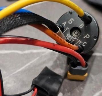 Moteur Speed Passion V3.0 10.5T + variateur brushless 120A, Échelle 1:10, Enlèvement ou Envoi, Comme neuf, Pièce