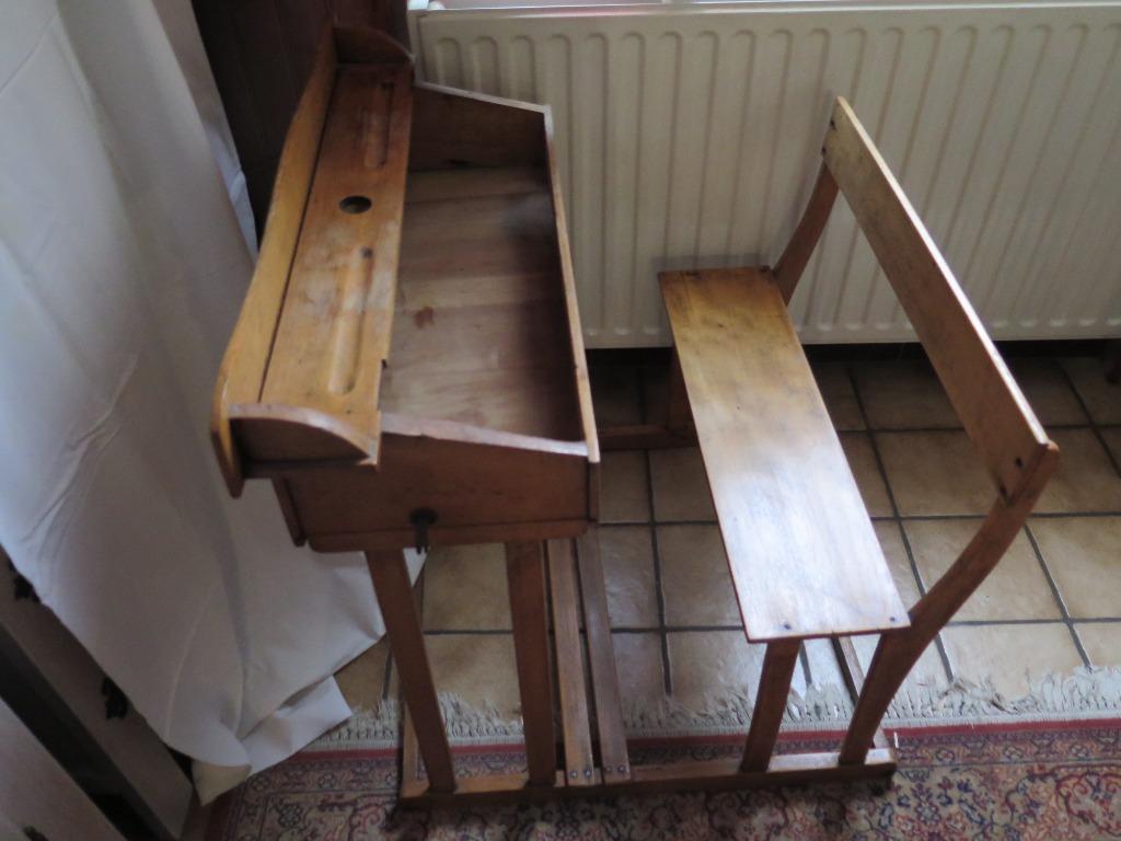 ancien banc d'écolier, Antiquités & Art, Enlèvement