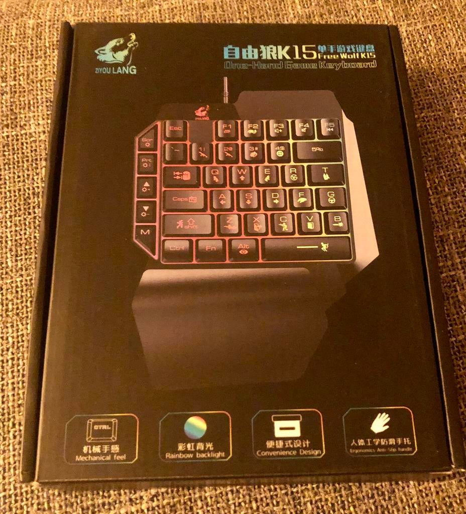 One hand game keyboard, Computers en Software, Toetsenborden, Ophalen of Verzenden, Nieuw