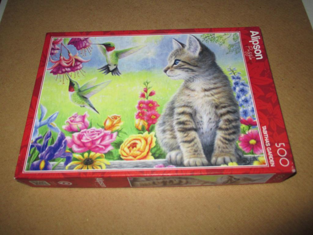 puzzel Tabitha's garden merk Alipson, Ophalen of Verzenden, 500 t/m 1500 stukjes, Zo goed als nieuw, Legpuzzel