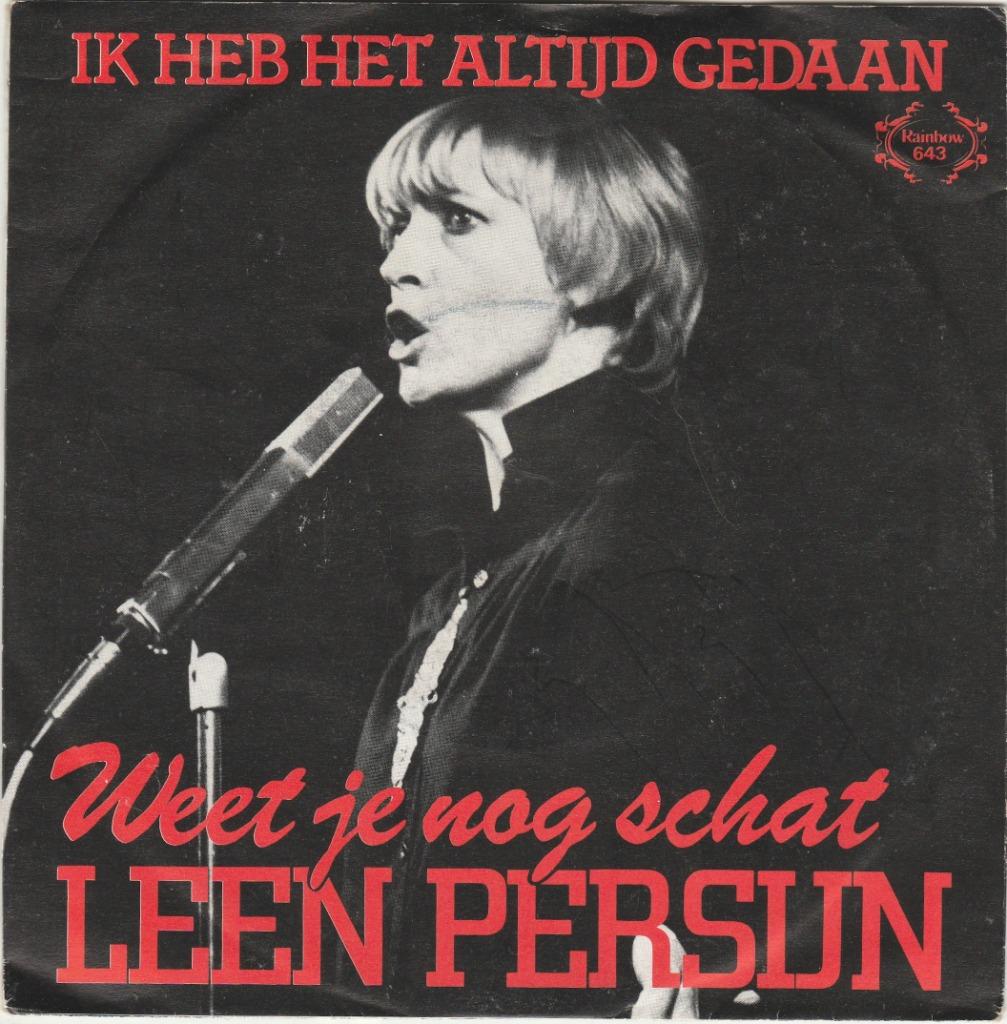 45T: Leen Persijn: Weet je nog schat, Cd's en Dvd's, Ophalen of Verzenden, Gebruikt, Overige formaten