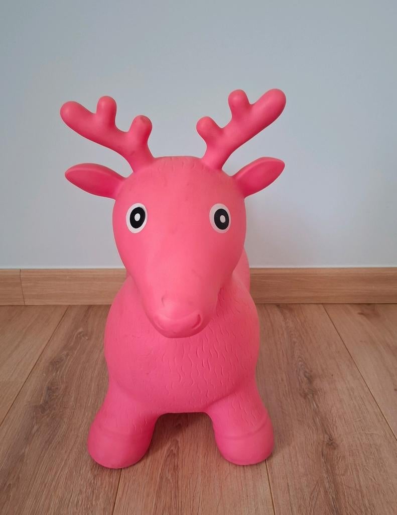 Roze skippy springdier hert, Ophalen, Gebruikt