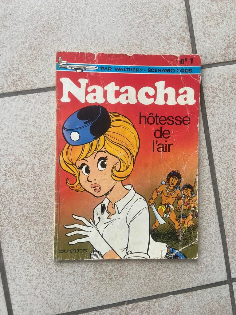 Ancienne revue Natacha hotesse de l air numéro 1, Une BD, Enlèvement, Utilisé, Dupuis