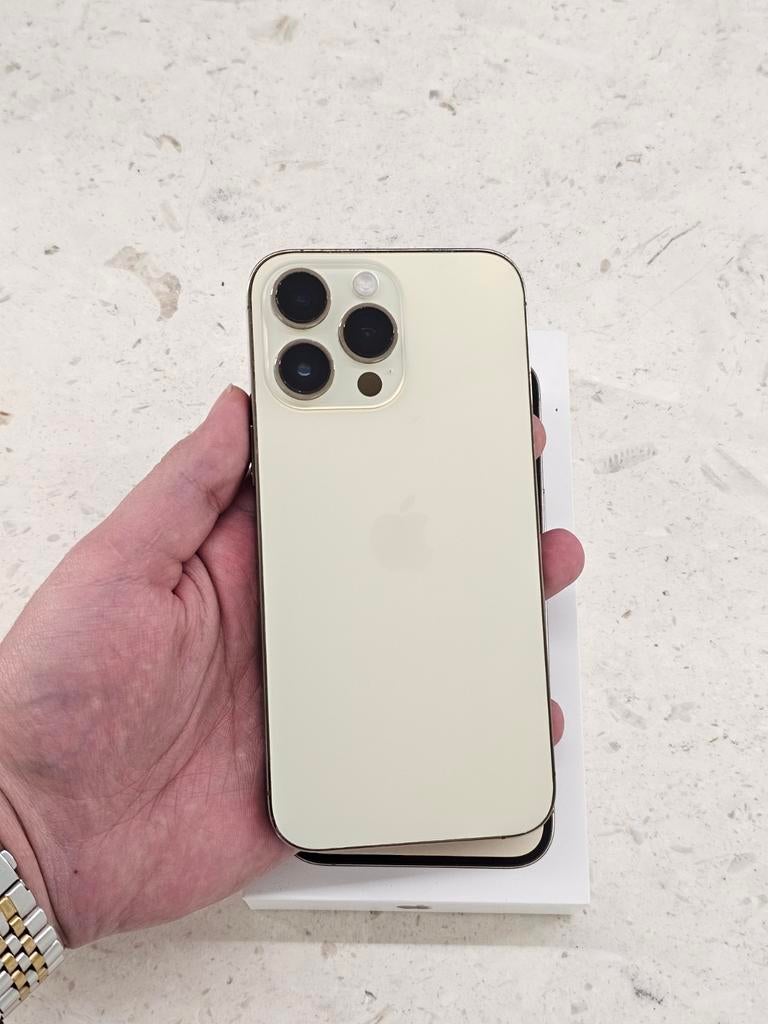 IPHONE 14 PRO MAX 5G 128GB GOLD, Ophalen, Zo goed als nieuw, IPhone 14 Pro