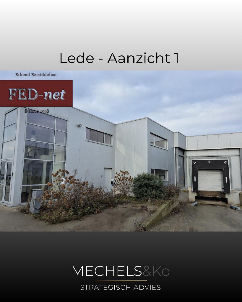 Nijverheidsgebouw met koelinstallaties | 1.250 m² | Lede, 710 m², Koop, Bedrijfsruimte