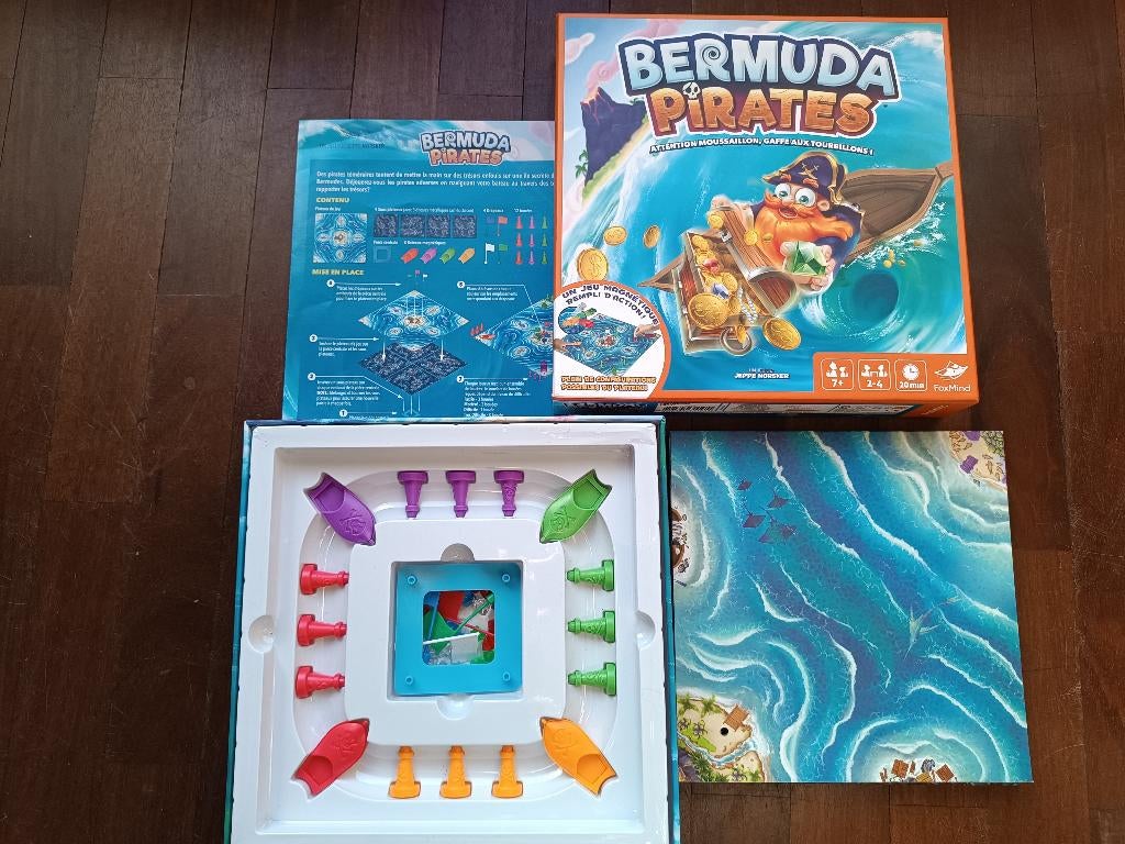 Jeu de société bermuda pirate, Enlèvement, Comme neuf, Garçon ou Fille
