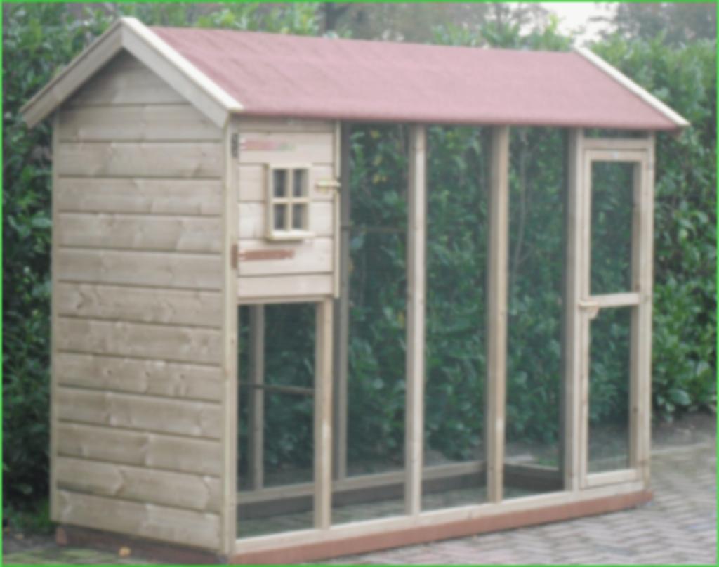 VOLIERE OP MAAT - VOGELVERBLIJF - met sluis en vlucht, Ophalen of Verzenden, Nieuw, Hout, Volière