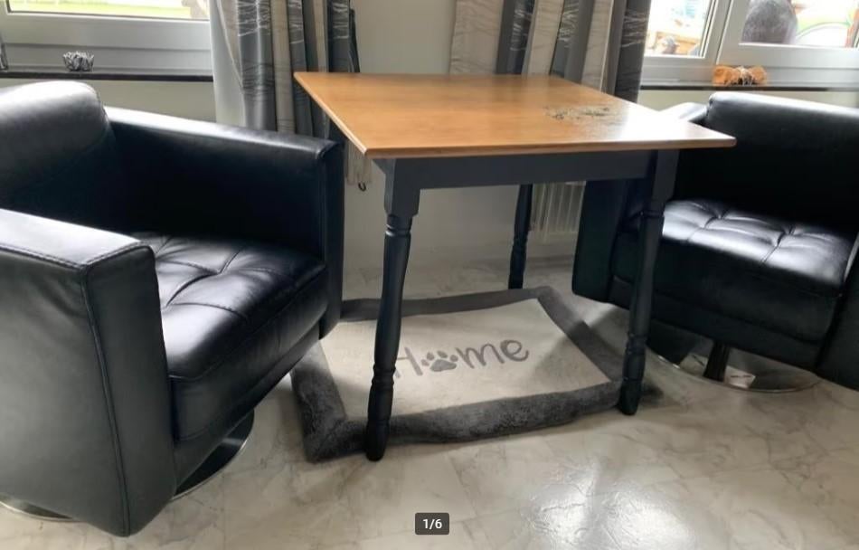 lederen design draaizetels maxdivani, Antiek en Kunst, Ophalen