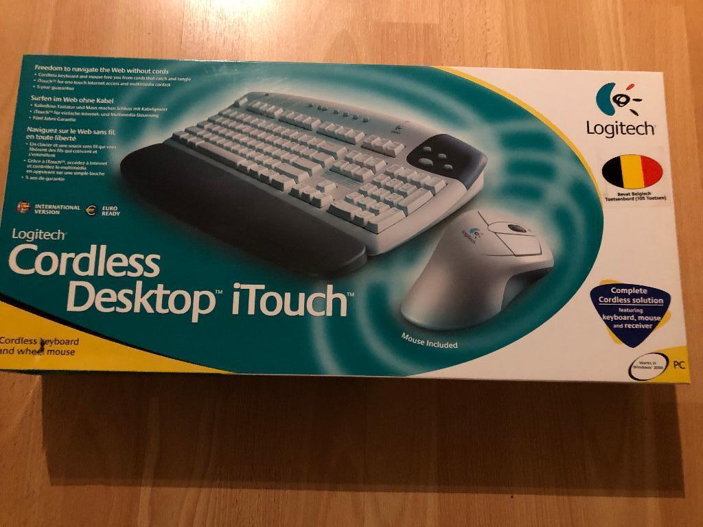 Logitech cordless desktop iTouch (keyboard & mouse) (NIEUW), Ophalen, Nieuw