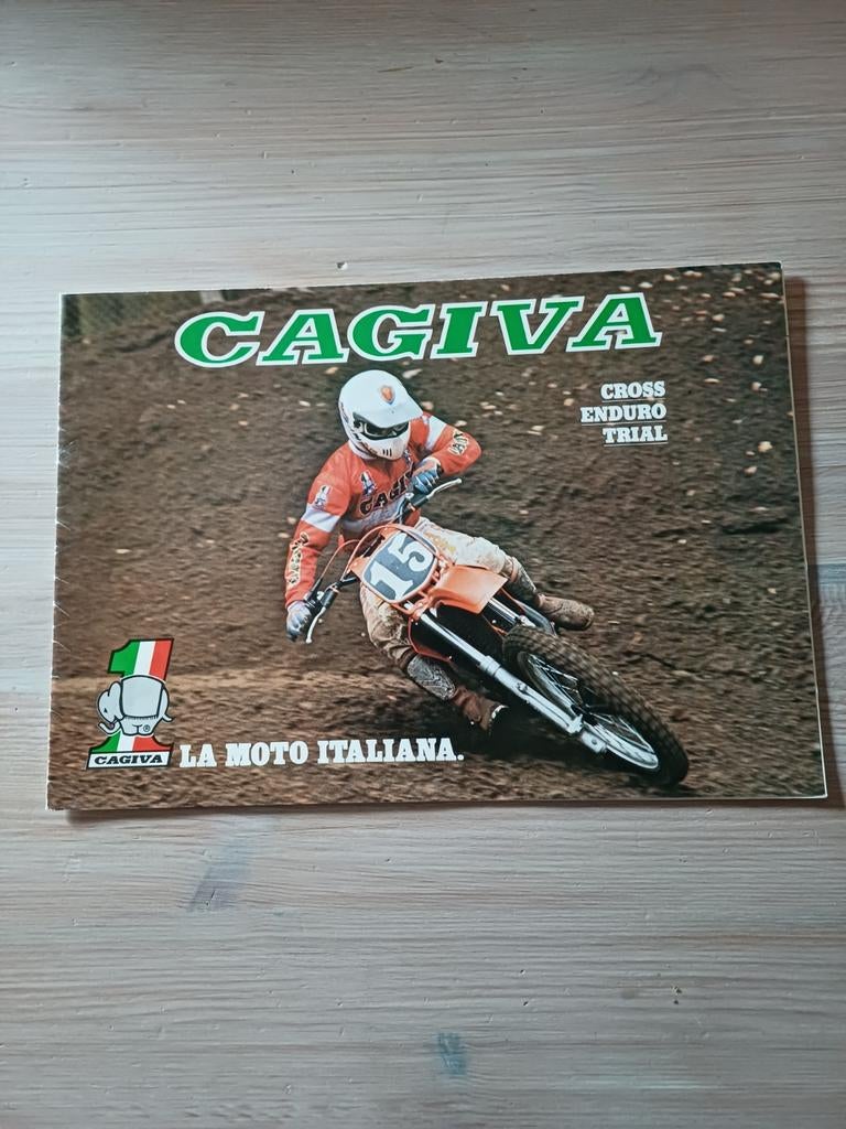 Cagiva cross brochure, Ophalen of Verzenden