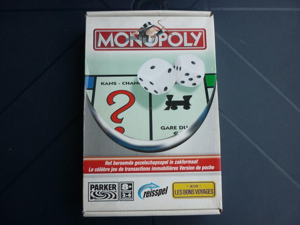 Reisspel - Monopoly - Parker, Vijf spelers of meer, Ophalen of Verzenden, Gebruikt, Reisspel