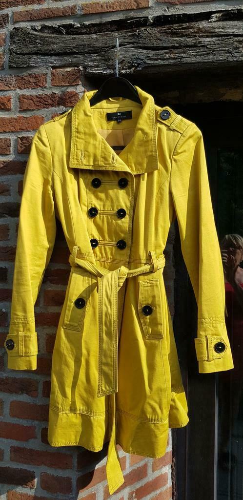 Trench T 4, Kleding | Dames, Ophalen of Verzenden, Maat 38/40 (M), Geel