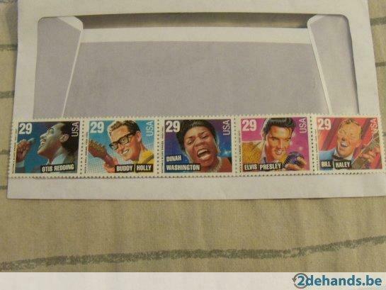 Postzegels USA Legendes van de jaren 1950, Postzegels en Munten, Postzegels | Thematische zegels, Postfris