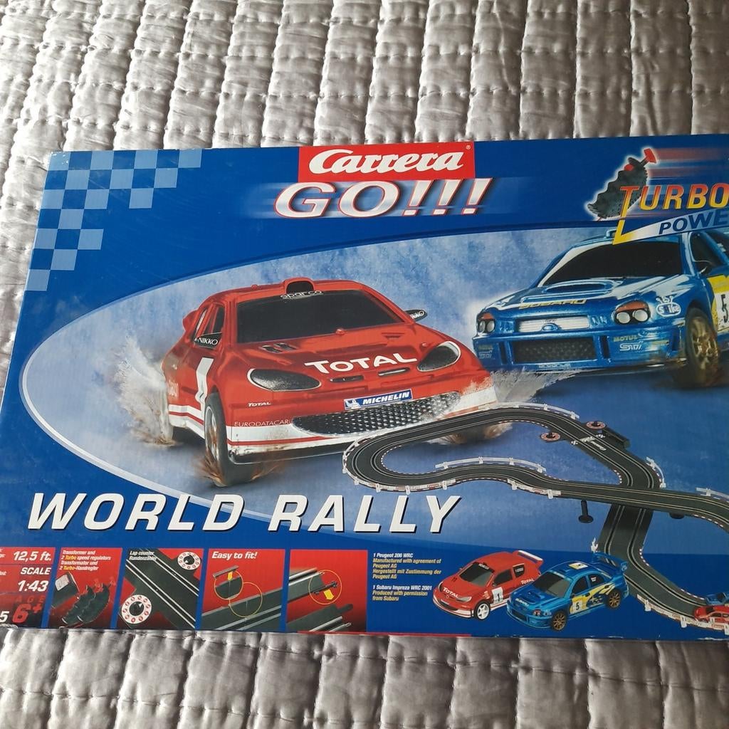 CARRERA GO WORLD RALLY. *NIEUW* ELECTR.RACEBAANSET*MIB*., Ophalen, Racebaan, Carrera, Nieuw