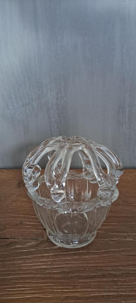 Vintage glazen bloemensteker, Antiek en Kunst, Ophalen