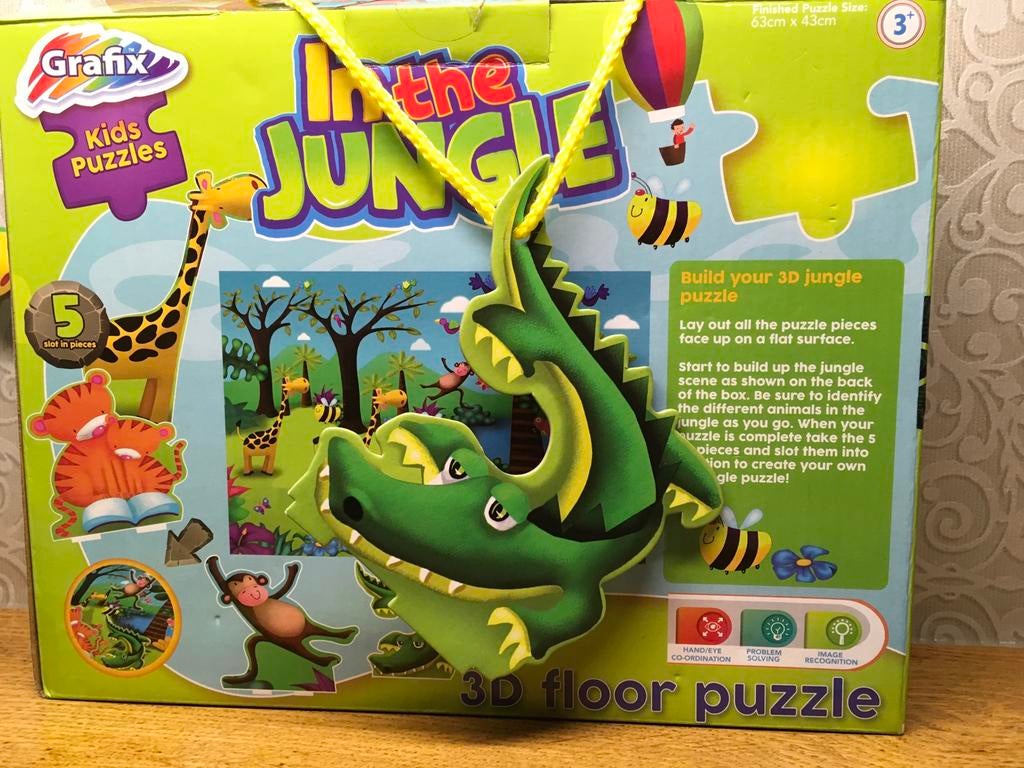 Educatieve 3D vloerpuzzel, Ophalen of Verzenden, Zo goed als nieuw