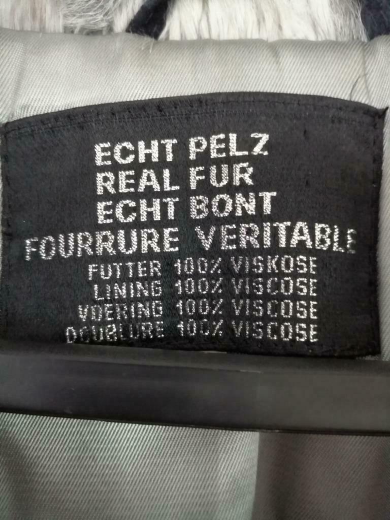 Bontjas, Wit, Maat 42/44 (L), Gedragen, Ophalen