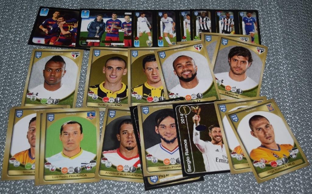 Panini / FIFA 365 / Diverse Jaren / 1046 stickers, Ophalen of Verzenden, Nieuw, Poster, Plaatje of Sticker