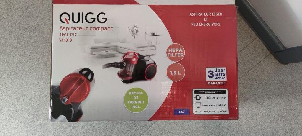 Aspirateur sans sac, Enlèvement, Comme neuf, Réservoir, Aspirateur