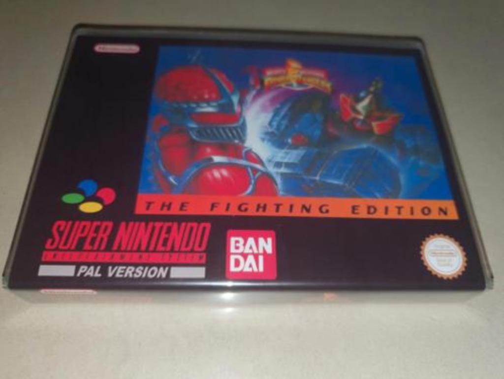 Mighty Morphin Power Rangers The Fighting Edition SNES Case, Games en Spelcomputers, Verzenden, Zo goed als nieuw