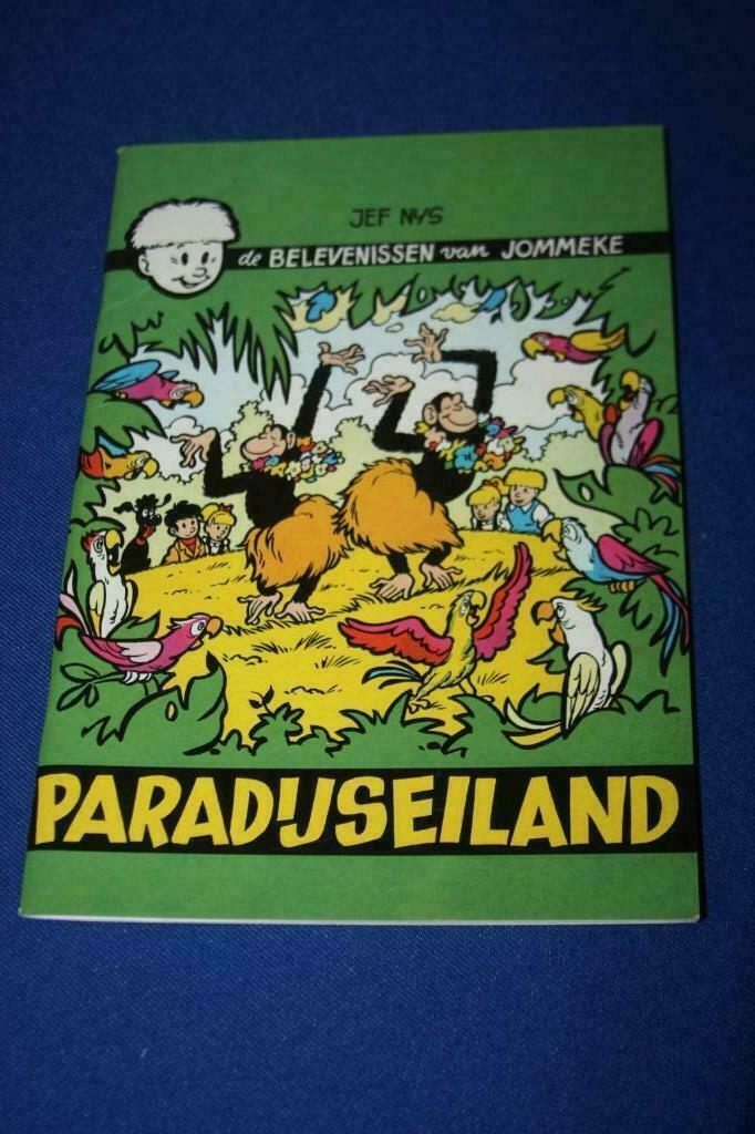 Paradijseiland , stripbeurs Middelkerke 26,5x18 cm , Jef Nys, Boeken, Stripverhalen, Nieuw, Eén stripboek, Ophalen of Verzenden