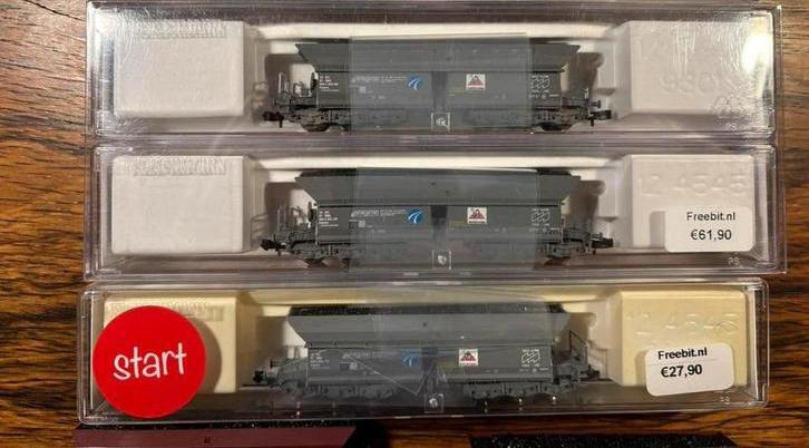 Fleischmann ertswagons. Allen nieuw., Verzenden, Nieuw, Wagon, Fleischmann