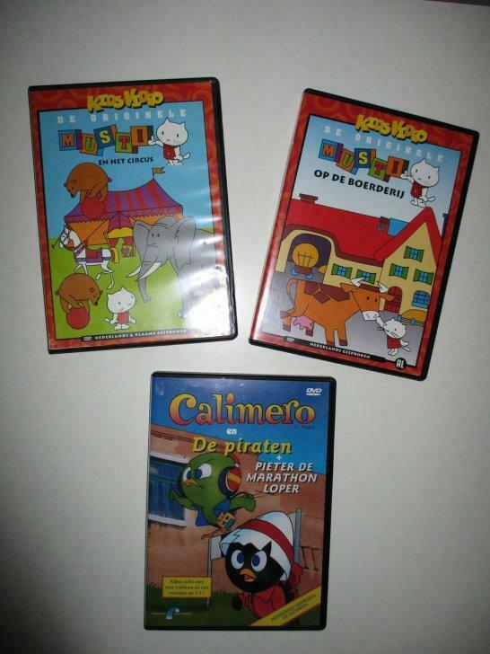 dvd's voor kinderen, kleuters en peuters 0,50 cent per stuk, Cd's en Dvd's, Alle leeftijden, Ophalen of Verzenden, Dieren, Film