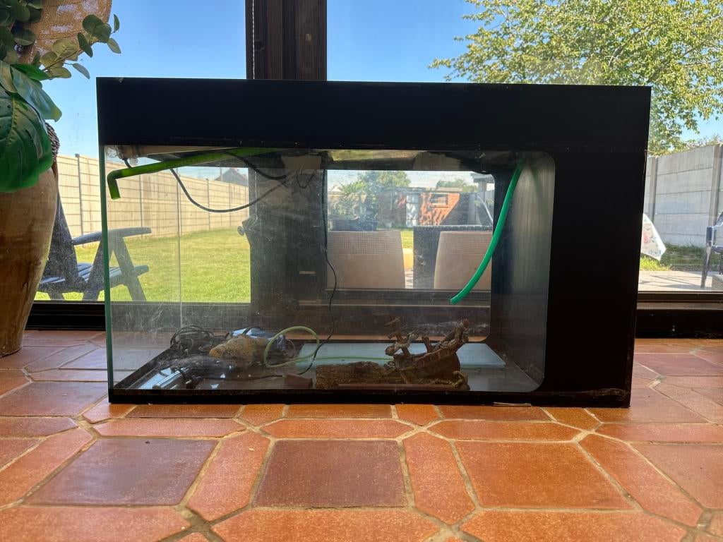 Aquarium 140l 100x50x28, Dieren en Toebehoren, Ophalen, Gebruikt, Leeg aquarium