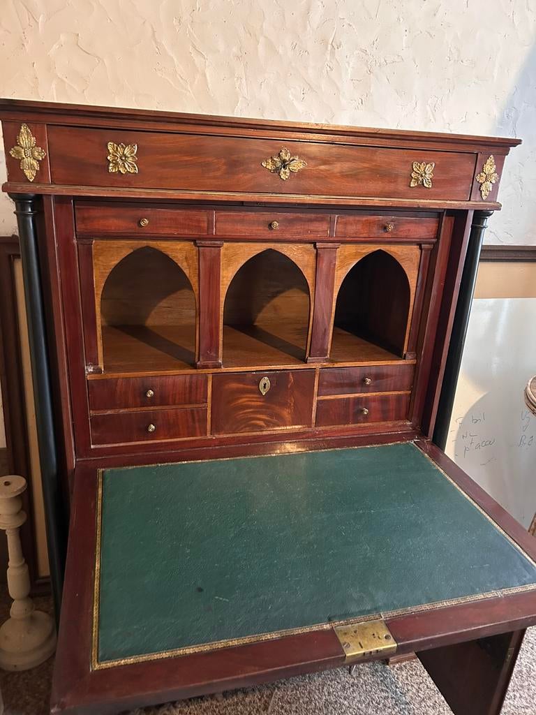 Commode secrétaire ancien acajou, Enlèvement