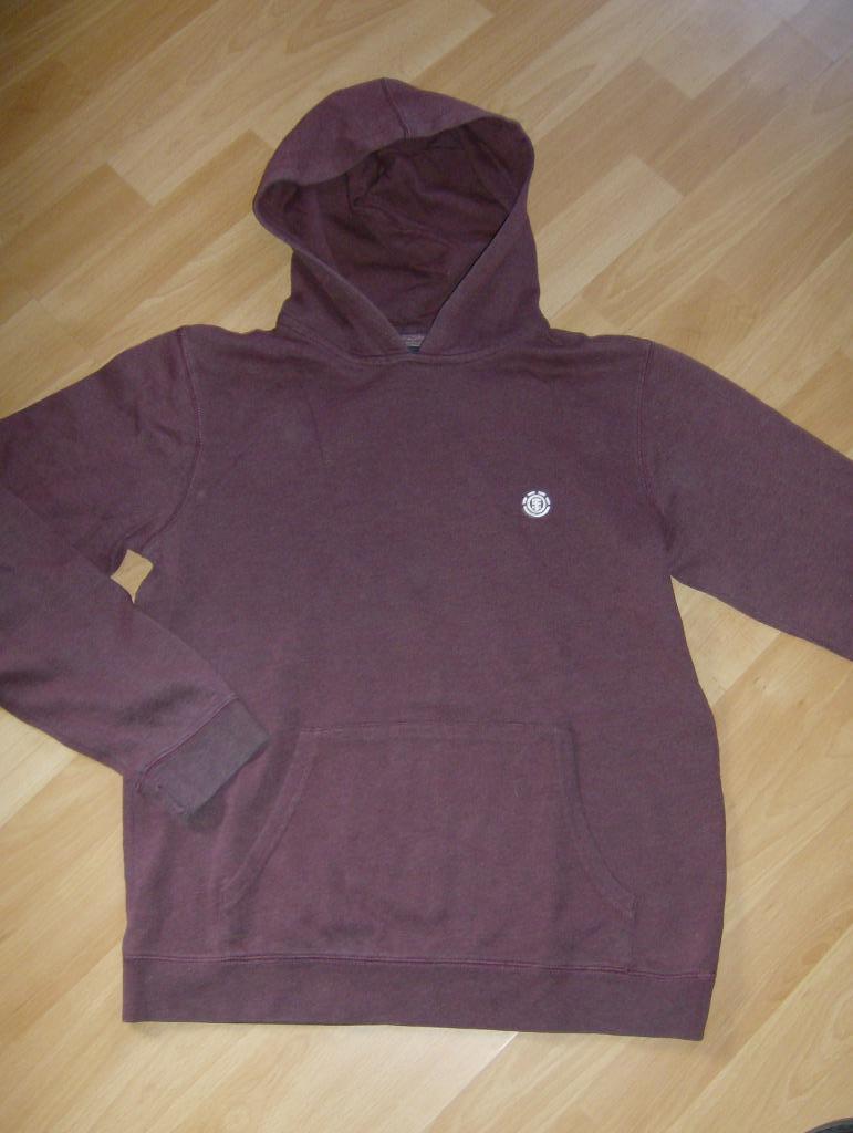 trui met kap bordeaux merk element - maat 14 (12-14 jaar) sk, Gebruikt, Trui of Vest, Ophalen of Verzenden, Jongen