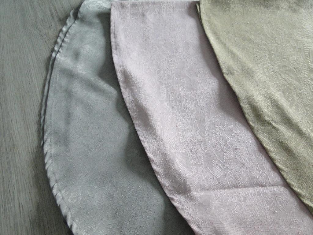 Nappes ovales personnalisées - Différentes couleurs, Enlèvement ou Envoi, Utilisé, Ovale, Intérieur