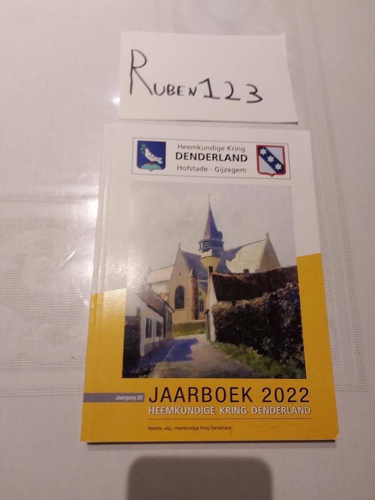 Jaarboek 2022 Heemkundige Kring Denderland, Ophalen of Verzenden, Zo goed als nieuw