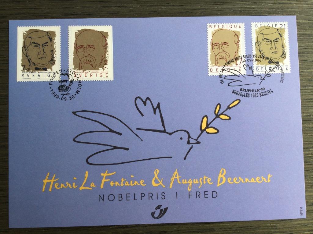 België / Belgique / Sverige OBP 2838HK Herdenkingskaart, Affranchi, Oblitération 1er jour, Envoi, Autre