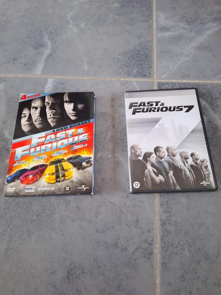 Dvd's fast and furious, waaronder een box met 4 dvd's, Ophalen