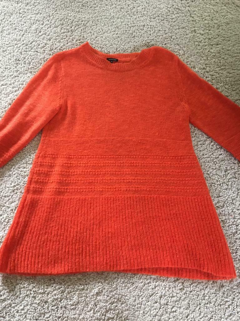 Mooie oranje trui Caroline Biss large, Taille 42/44 (L), Enlèvement ou Envoi, Porté, Orange
