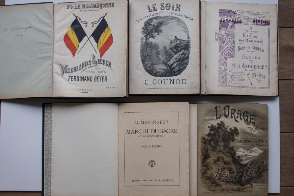 Muziekpartituren, Musique & Instruments, Partitions, Enlèvement, Utilisé, Piano